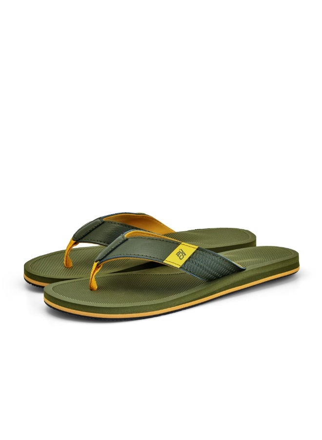 Puca Slippers For Men stability and durability Comfortable Men's Slippers Grind Olive - Image 2